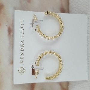 New Kendra Scott Cailin C Hoop Earrings